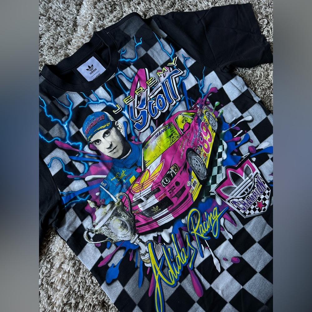 Adidas x Jeremy Scott Rally package! Hoodie AND t-shirt! - Picture 9 of 12